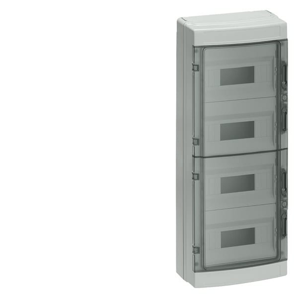 SIEMENS - SIMBOX Universal WP Wandverteiler AP, IP65 4-reihig, 72TE, ohne Klemmleiste