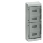 SIEMENS - SIMBOX Universal WP Wandverteiler AP, IP65 4-reihig, 72TE, ohne Klemmleiste
