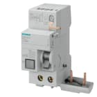 SIEMENS - FI-Block, 2-polig, Typ A, kurzzeitverz., In: 40 A, 30 mA, Un AC: 230 V, für 5SY
