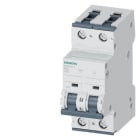 SIEMENS - Leitungsschutzschalter 400V 10kA, 2-polig, C, 20A, T=70mm