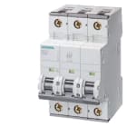 SIEMENS - Leitungsschutzschalter 400V 15kA, 3-polig, C, 6A, T=70mm