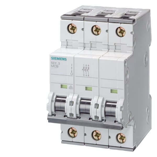 SIEMENS - Leitungsschutzschalter 400V T=70mm 25kA nach EN 60947-2, 3P, D4