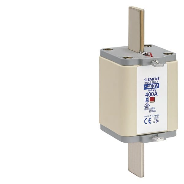 SIEMENS - NH-Sicherungseinsatz, NH2, In: 400 A, gG, Un AC: 400 V, Kombikennmelder