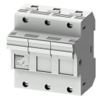 SIEMENS - SENTRON, Zylindersicherungshalter, 14x51 mm, 3-polig, In: 50 A, Un AC: 690 V