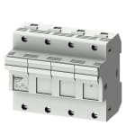 SIEMENS - SENTRON, Zylindersicherungshalter, 14x51 mm, 3P+N, In: 50 A, Un AC: 690 V, LED