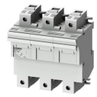 SIEMENS - SENTRON, Zylindersicherungshalter, 22x58 mm, 3-polig, In: 100 A, Un AC: 690 V