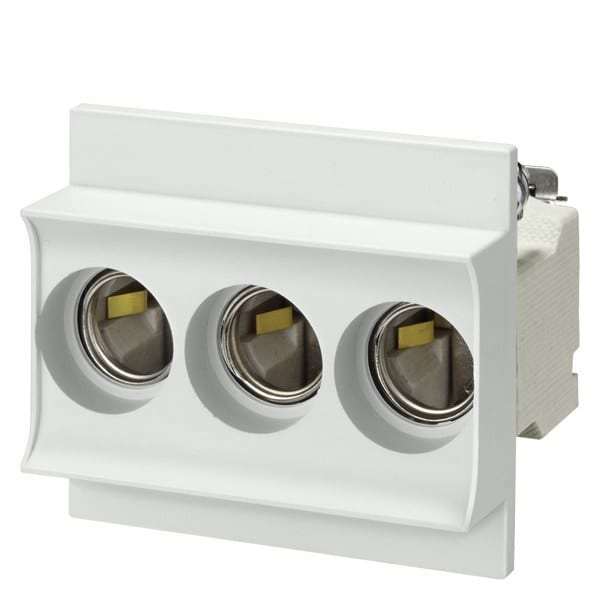 SIEMENS - NEOZED, Sicherungssockel, D02, 3-polig, 63 A, Un AC: 400 V, Un DC: 250 V