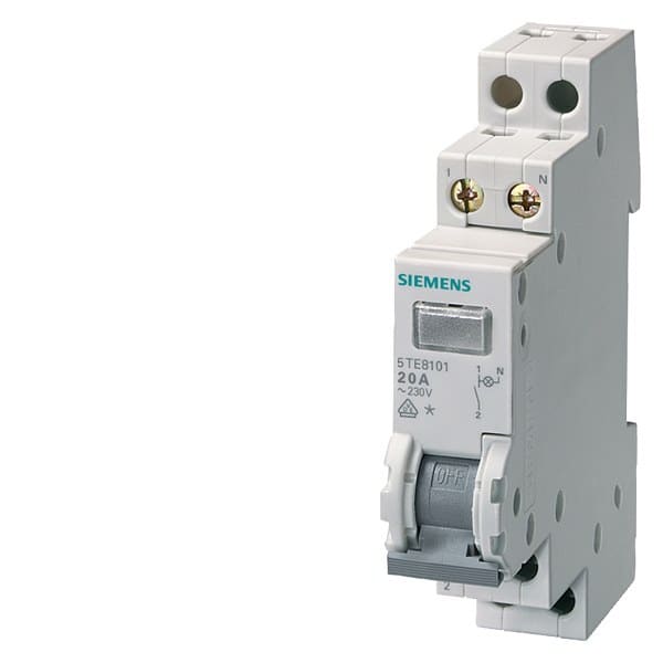 SIEMENS - Kontrollschalter 20A 3S 1 Lampe 230V