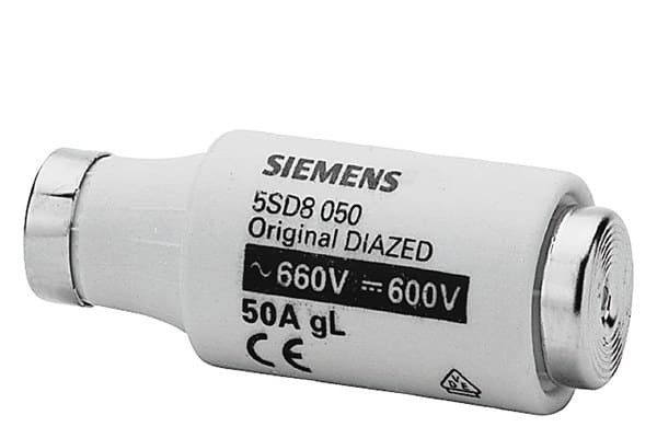SIEMENS - DIAZED-Sicherungseinsatz 690V für Kabel- und Leitungsschutz Betriebsklasse gG