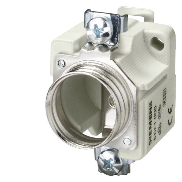 SIEMENS - DIAZED-Sockel DIII 63A AC 690V DC 500V Bügelklemme/Schellenklemme