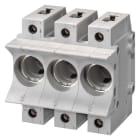 SIEMENS - NEOZED, Sicherungssockel, D02, 3-polig, 63 A, Un AC: 400 V, Un DC: 250 V