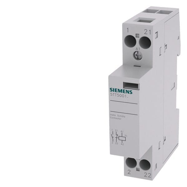 SIEMENS - INSTA-Schütz mit 1 Schließer und 1 Öffner, Kontakt für AC 230V, 400V 20A