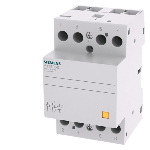 SIEMENS - INSTA-Schütz mit 4 Schließern Kontakt für AC 230V, 400V 63A Ansteuerung AC 230V