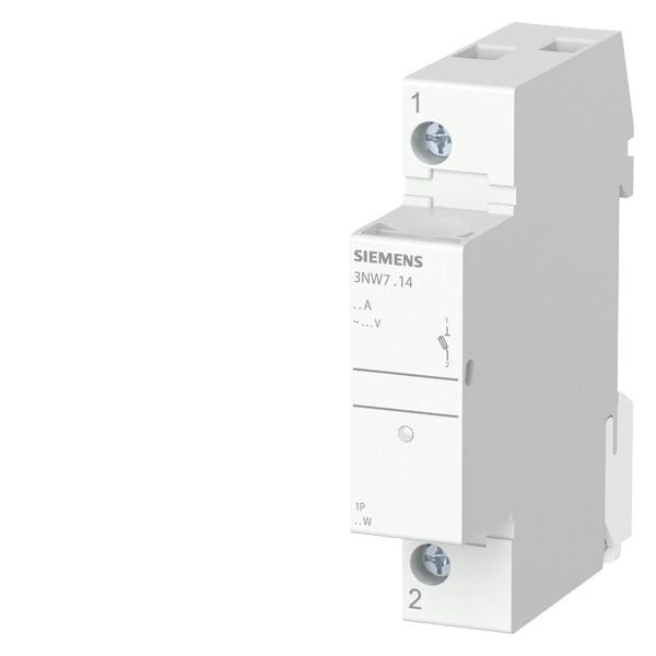 SIEMENS - SENTRON, Zylindersicherungshalter, 8x32 mm, 1-polig, In: 20 A, Un AC: 400 V, LED