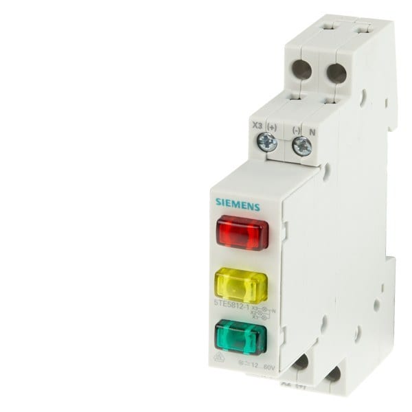SIEMENS - Ampelmelder 3x LED, 230 V, rot/gelb/grün