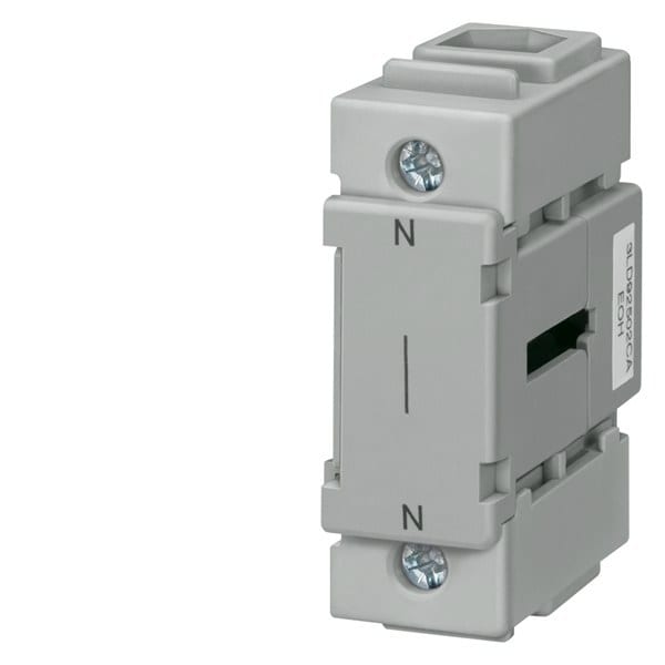 SIEMENS - Neutralleiter-/PE-Klemme, durchgehend, für Bodenbefestigung, Verteilereinbau