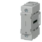 SIEMENS - Neutralleiter-/PE-Klemme, durchgehend, für Bodenbefestigung, Verteilereinbau
