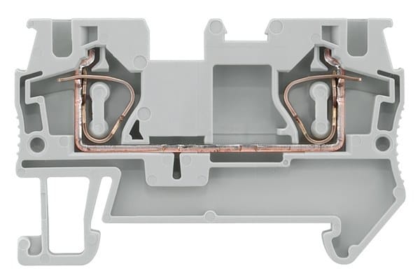 SIEMENS - Durchgangsklemmen mit Zugfederanschluss, Querschnitt: 0,5-4mm2, Breite: 6,2mm