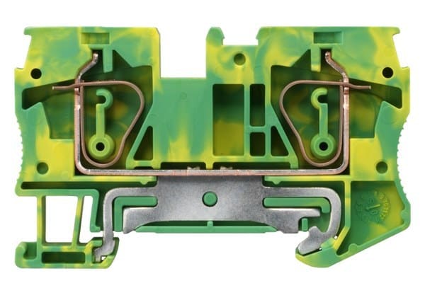 SIEMENS - Schutzleiterklemme mit Zugfederanschluss, Querschnitt: 0,5-6mm2, Breite: 8,2mm
