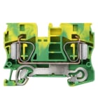 SIEMENS - Schutzleiterklemme mit Zugfederanschluss, Querschnitt: 1,5-10mm2, Breite: 10mm