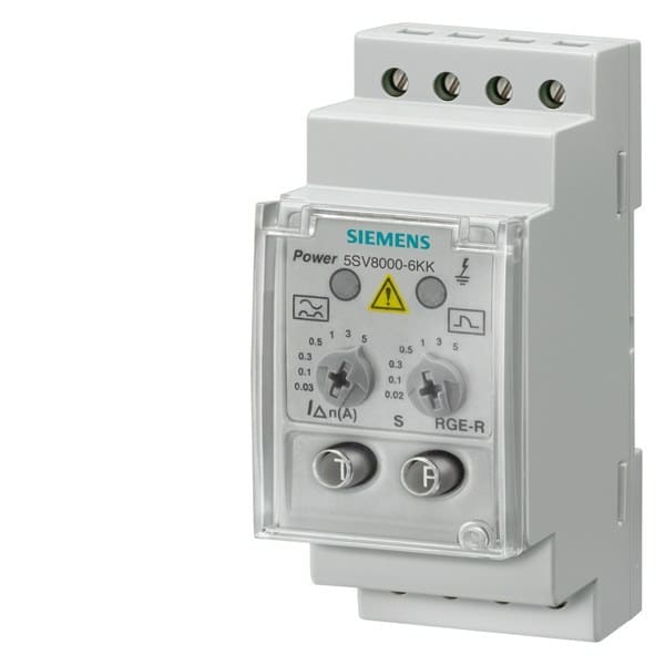 SIEMENS - Differenzstrom- Überwachungsgerät analog, Typ A IDN 0,03A 5A 0,02 5 Sek.