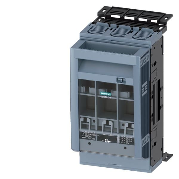 SIEMENS - SENTRON, Sicherungslasttrennschalter 3NP1, 3-polig, NH00, 160 A