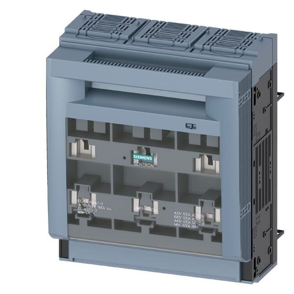 SIEMENS - SENTRON, Sicherungslasttrennschalter 3NP1, 3-polig, NH3, 630 A