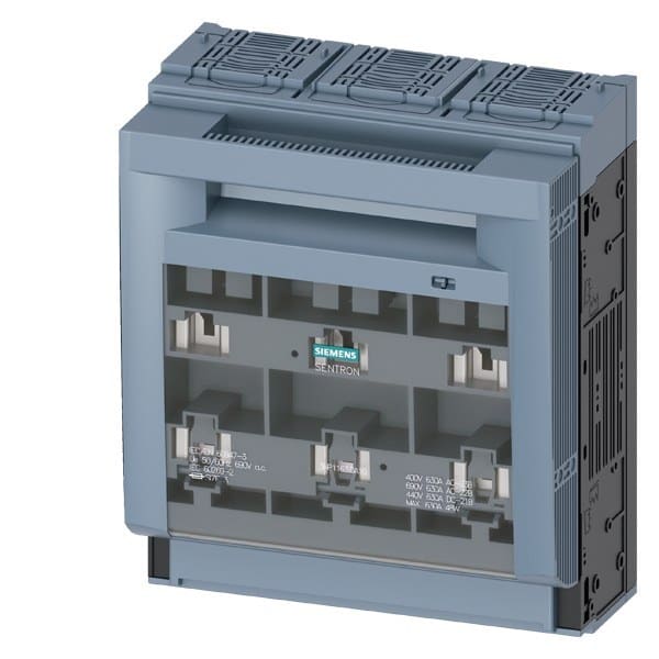 SIEMENS - SENTRON, Sicherungslasttrennschalter 3NP1, 3-polig, NH3, 630 A