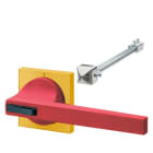 SIEMENS - Türantrieb 8UC7 Handhabe rot/blaugrün Basic Sichtblende gelb