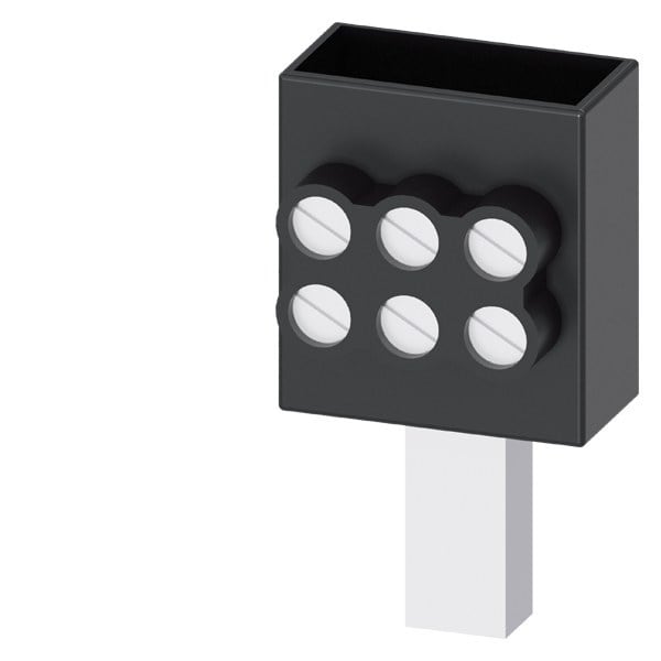 SIEMENS - Dreifachklemme 3x 2,5 - 16mm2, für Baugröße NH000, NH00 mit Rahmenklemme