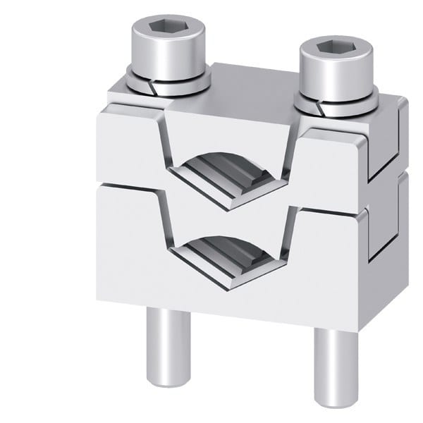 SIEMENS - Prismenklemme doppelt 2x 35 - 70mm2, für Baugröße NH1 mit Schraubanschluss