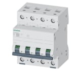 SIEMENS - Leitungsschutzschalter 400V 6kA, 4-polig, B, 6A