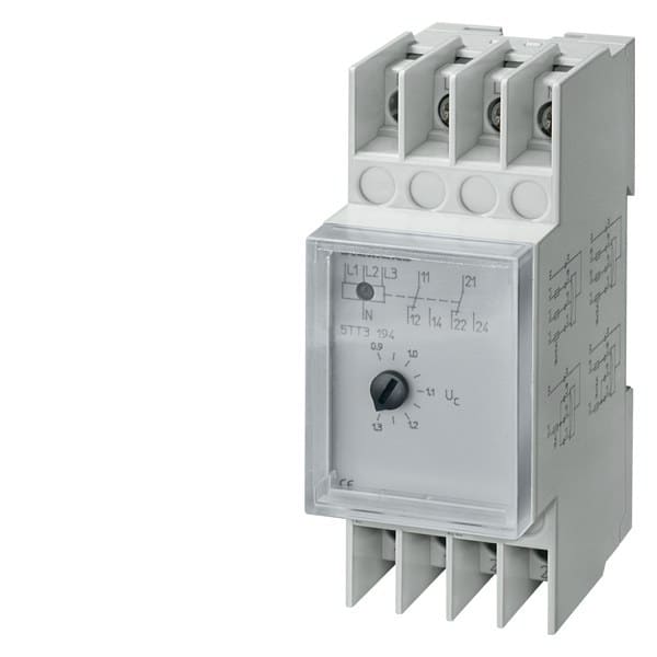 SIEMENS - Spannungsrelais AC 230/400V 2W 0,9/1,3 asymmetrische Überwachung