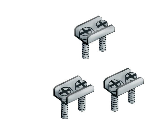 SIEMENS - Zubehör für Sicherungslasttrennleisten 3NJ4103 Bausatz Schellenklemme CU