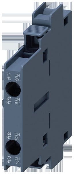 SIEMENS - Hilfsschalter 1S+1Ö, DIN EN50012, 10mm, Bgr. S3-S12 für Motorschütze, 2pol.