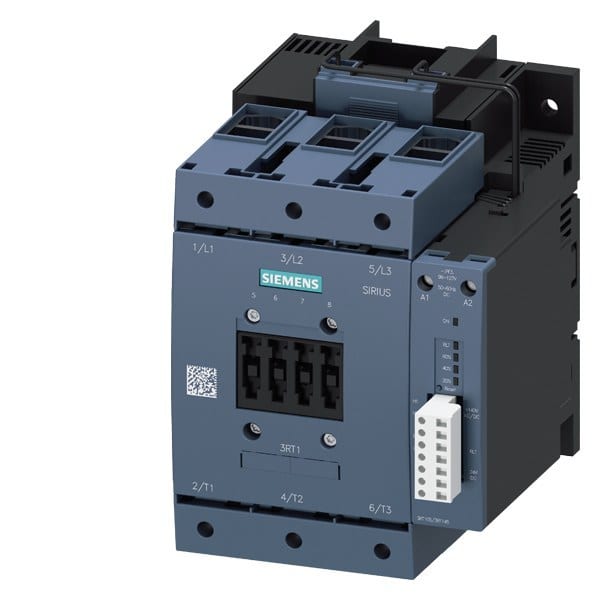 SIEMENS - Schütz,AC-3e,115A/55kW/400V,3-polig,AC/DC96-127V,PLC-IN optional,1S+1Ö,Rahmen...