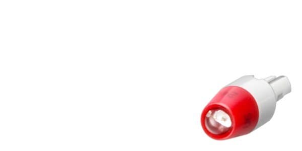 SIEMENS - Wedge-Base LED Lampe AC/DC28V, superhell, W2x4,6D, gelb
