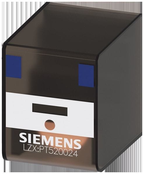 SIEMENS - Steckrelais, 4 Wechsler, ohne Testbügel, DC 24 V, auch für LZS-Sockel