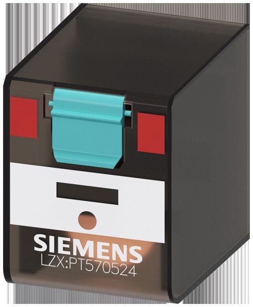 SIEMENS - Steckrelais, 4 Wechsler, 24 V AC, 6 A, B=22,5 mm, auch für LZS-Sockel