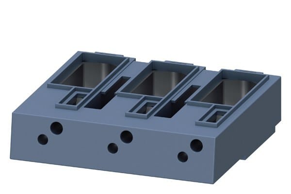 SIEMENS - Rahmenklemmenblock für Schütze S10/S12 für Überlastrelais 3RB106