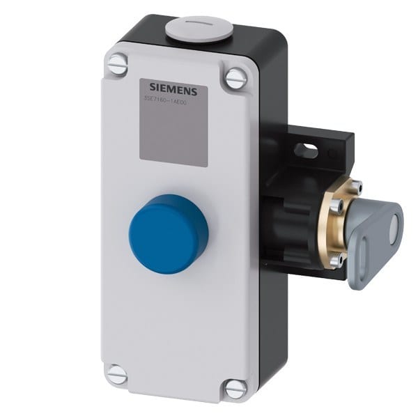 SIEMENS - SIRIUS-Seilzugschalter+Hebel Metallg., 2xM25x1,5 2S+2Ö, Verrastung EN ISO 13850