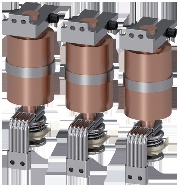 SIEMENS - Vakuumschaltröhren für 3TF69 aus 3 Schaltröhren mit Anbauteilen