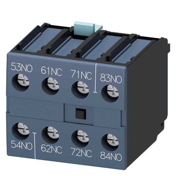 SIEMENS - Hilfsschalter 2NO+2NC, Ordnungsziffern 5-8, DIN EN50012, 4pol.