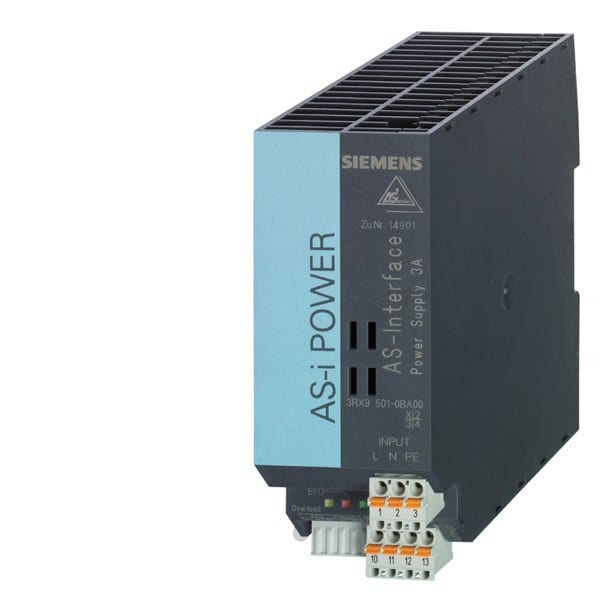 SIEMENS - AS-I Power 3A DC24V IP20, AS-I Netzteil, in:DC24V, out:AS-Interface, 3A (DC 30V)