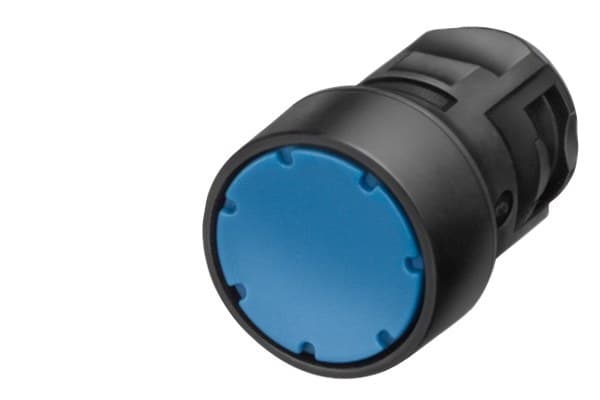 SIEMENS - Leuchtdrucktaster, 16mm, rund Kunststoff, gelb