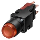 SIEMENS - Leuchtdrucktaster, 16mm, rund Kunststoff, gelb