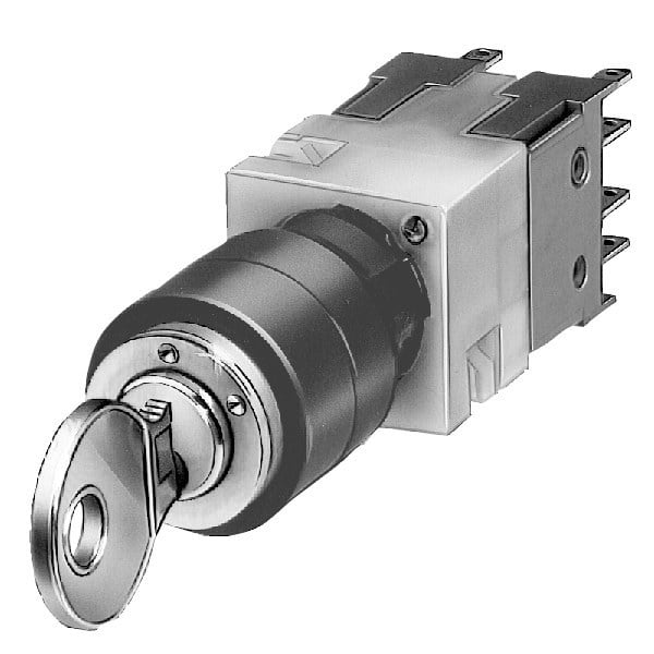 SIEMENS - Schlüsselschalter CES, 16mm, rund Kunststoff