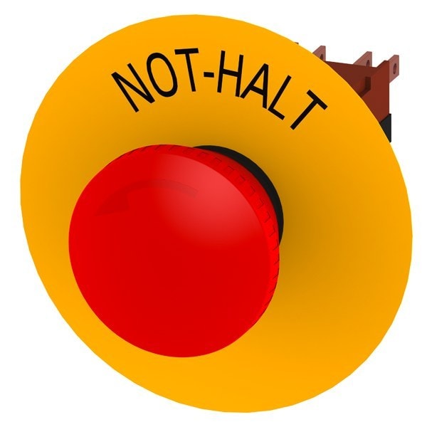 SIEMENS - Not-Halt-Pilzdrucktaster, 16mm, rund Kunststoff, rot