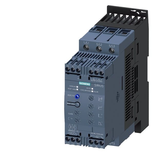 SIEMENS - Sanftstarter S2, 45A, 22kW/400V, 40 Grad, AC200-480V, AC/DC24V