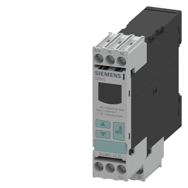 SIEMENS - Digitales Überwachungsrelais Spannungsüberwachung, 22.5mm von 0.1-60V AC/DC